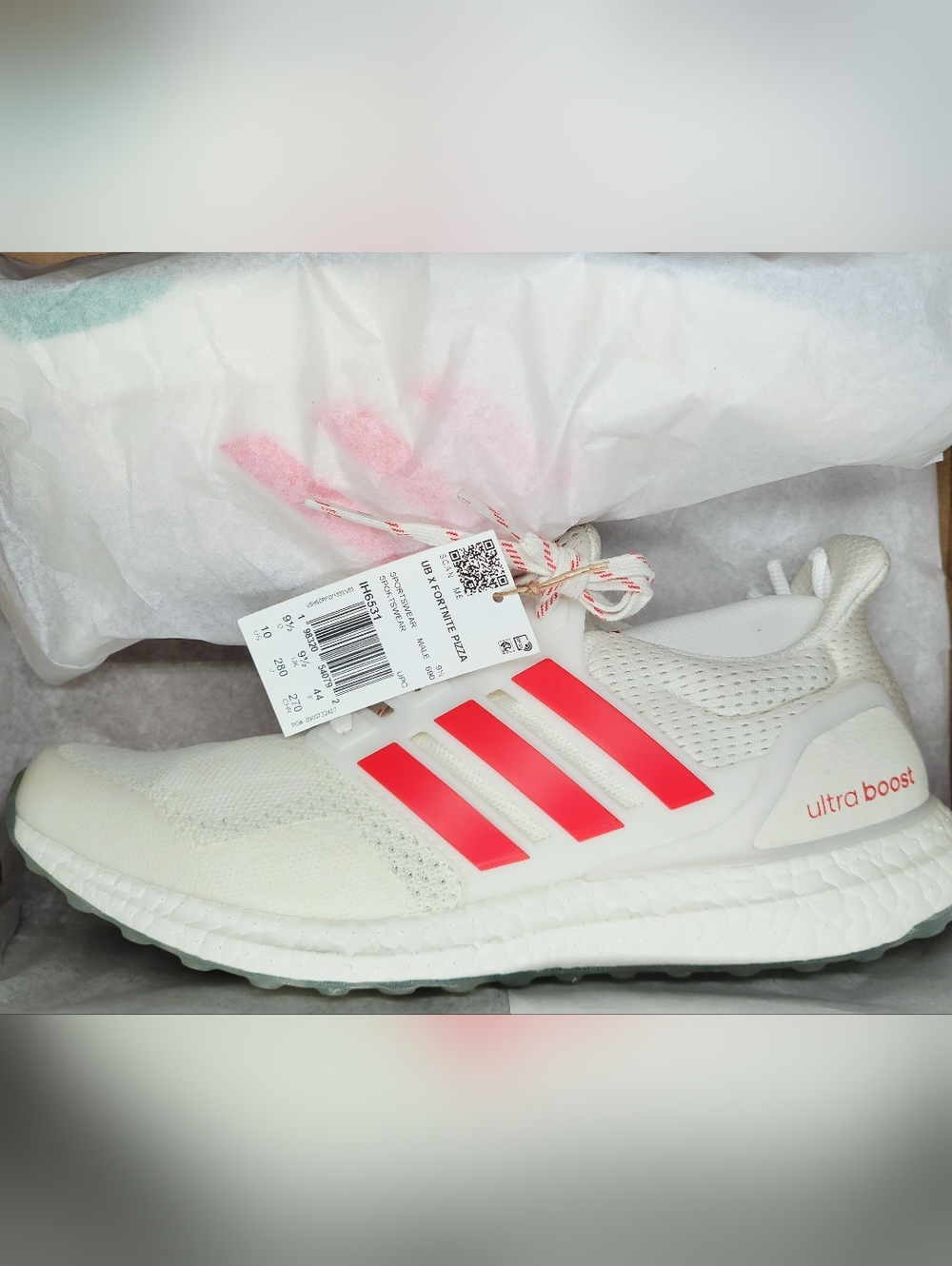 Fortnite x Adidas Ultraboost 1.0 'Tomatohead' Sz 10 Men NIB